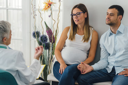 Entretien prénatal, femme enceinte